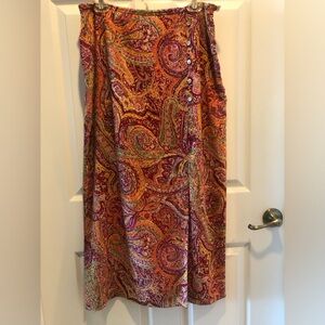 Paisley Print Women's Skirt